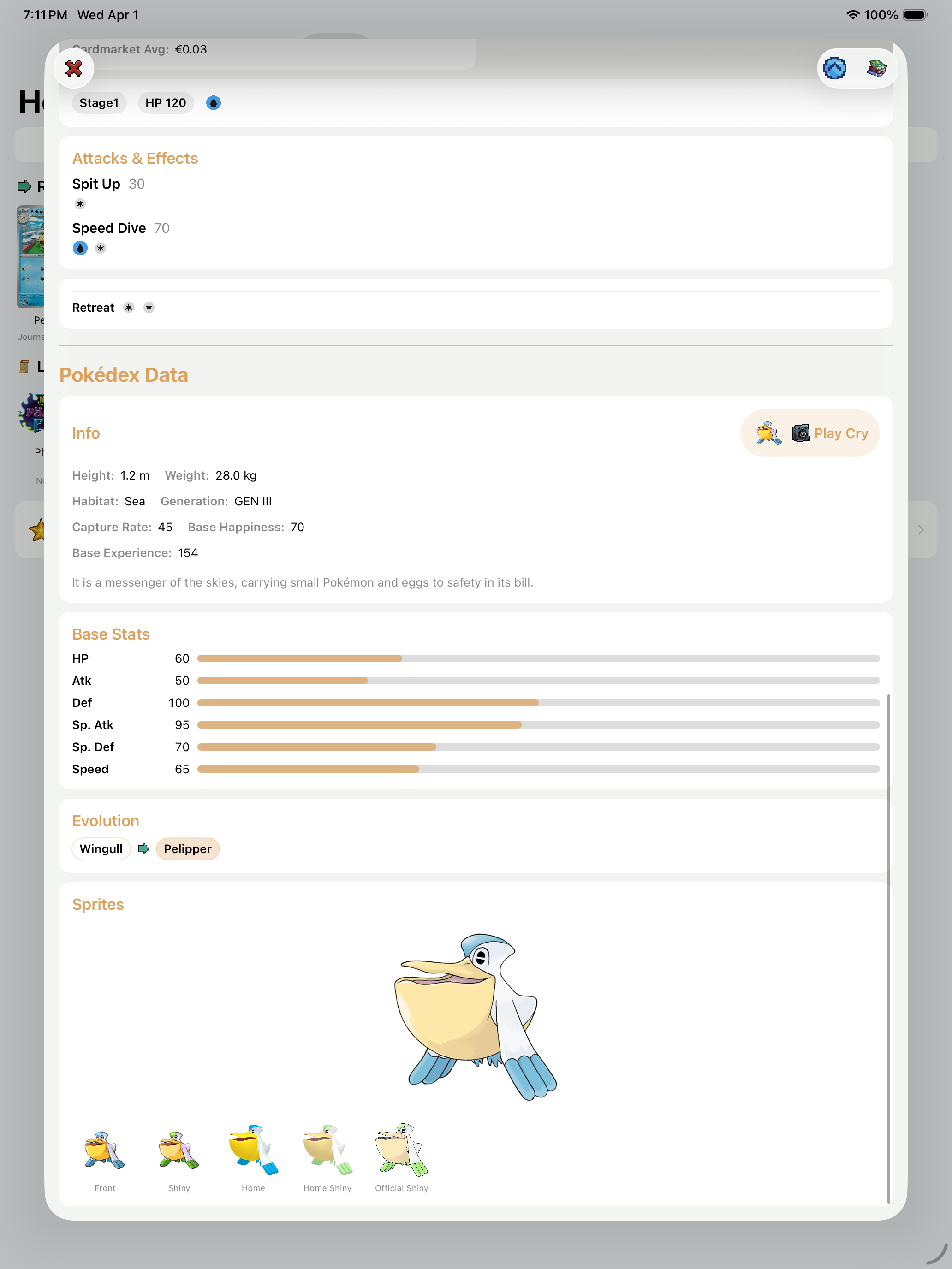 Pokedex data