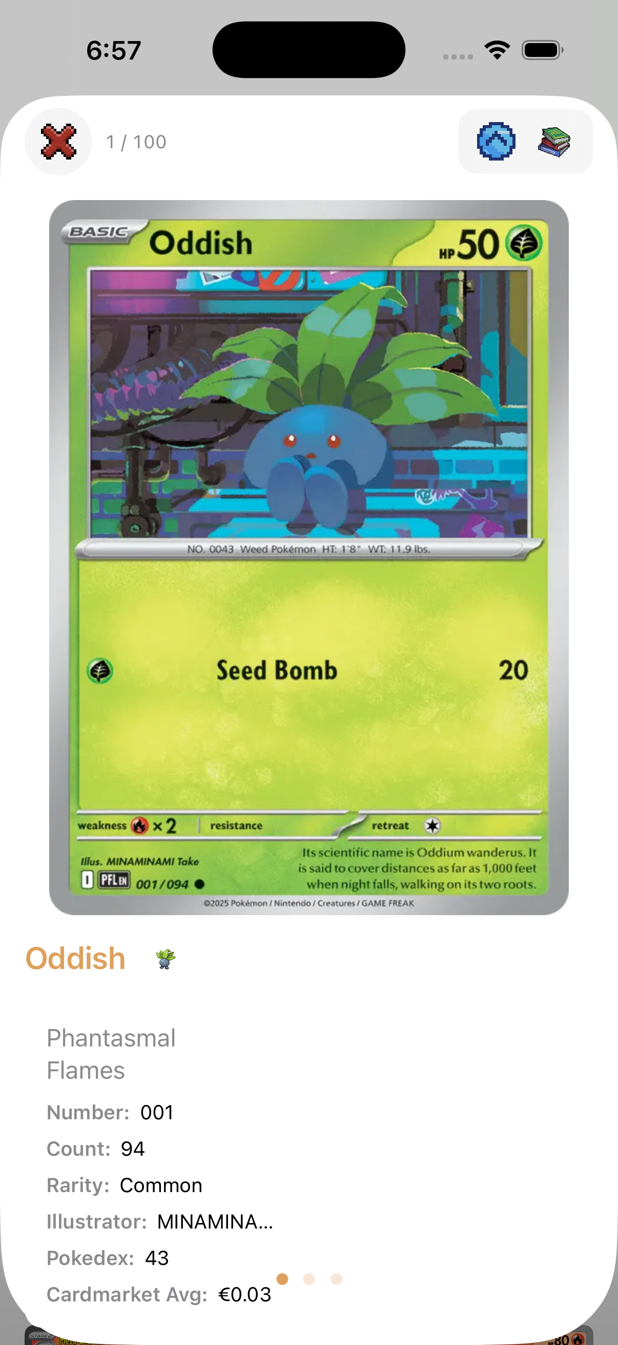 Oddish card
