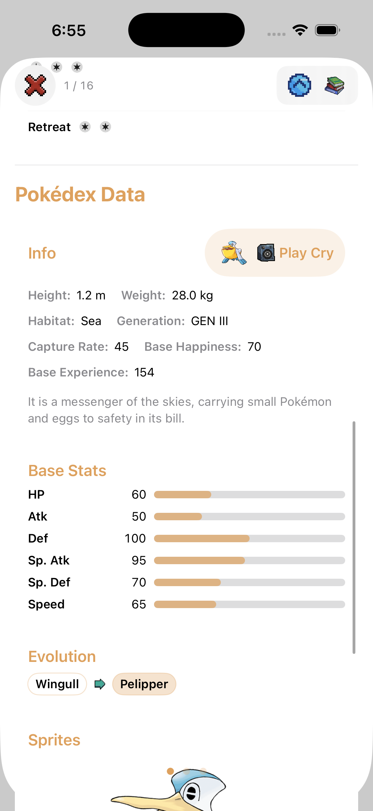 Pokedex data