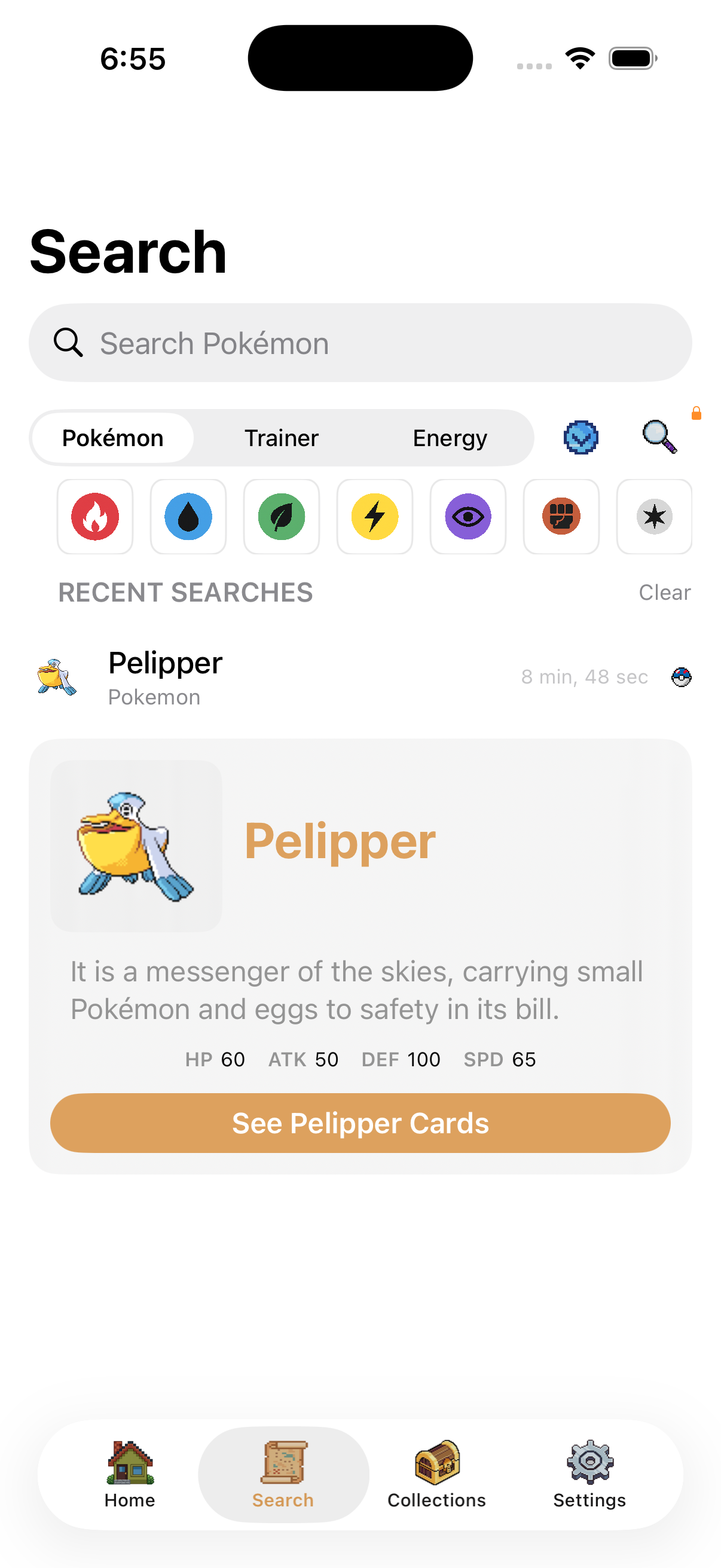Pokemon search